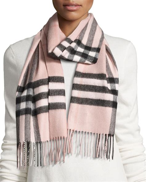 burberry giant check cashmere scarf